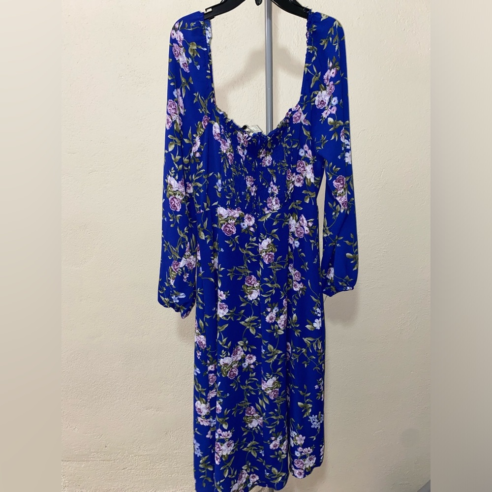 Woman’s floral dress